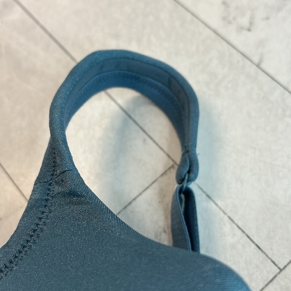 NWOT Cacique Lane Bryant Womans Bra Blue Lace Bow Full Coverage UNDERWIRE 42DDD - Picture 3 of 8